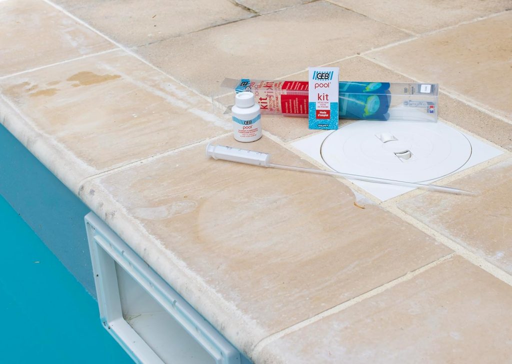 Colorant détection fuite piscine