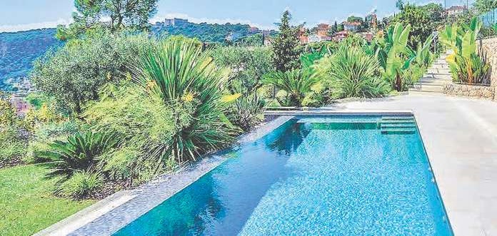 Piscine extérieure avec liner