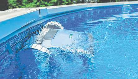 Robot de nettoyage dans une piscine